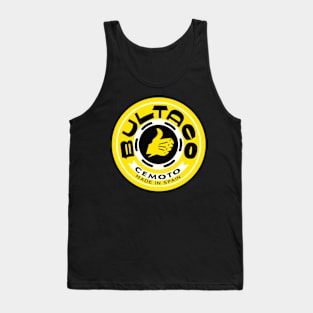 Bultaco Yellow Black Logo Tank Top